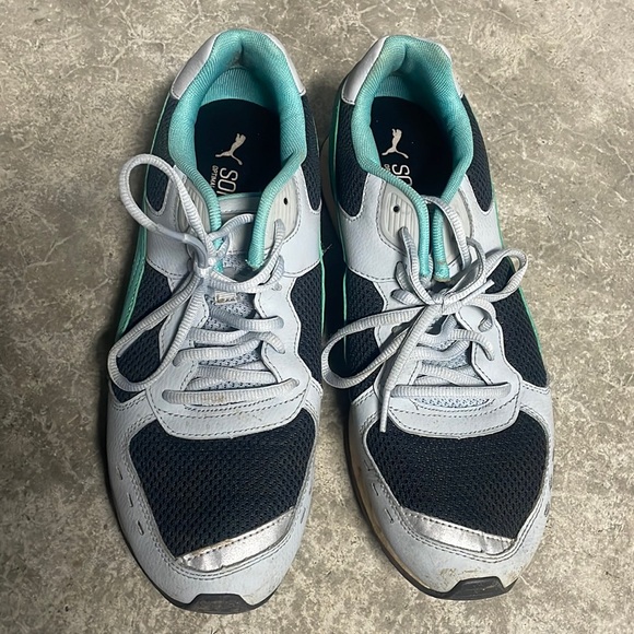 Puma Softfoam Gray / Blue - Size 10 - Picture 1 of 5
